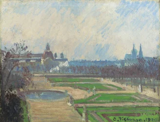 Las Tullerías y el Louvre, 1900