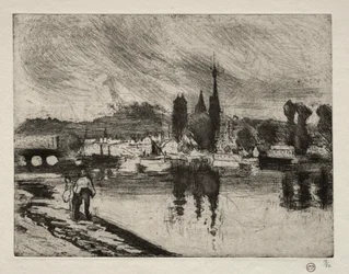 Vista de Rouen, 1884