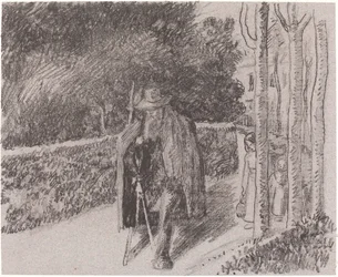 Mendigo con muleta Mendiant a la bequille, 1897