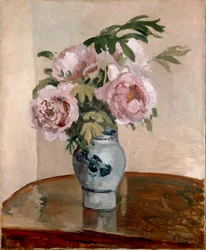 Ramo de peonías rosadas, 1873
