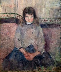 Félix Pissaro con falda