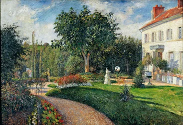 El jardín de les Mathurins en Pontoise