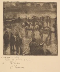 Impresiones de lluvia, Rouen