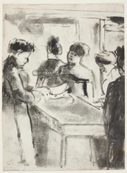La Charcutería (El carnicero de cerdo) 1895