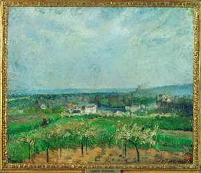 Paisaje en Pontoise (pintura sobre lienzo)