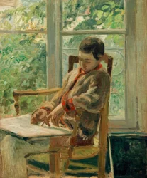 Lucien Pissarro en su habitación