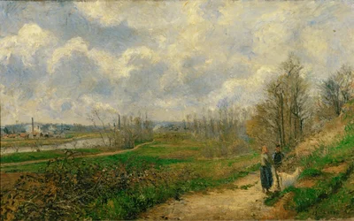 Sendero en Lechou ... (pintura sobre lienzo)
