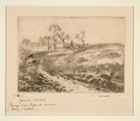Paisaje con Pastor y Ovejas, Osny (Paisaje con Pastor y Ovejas en Osny)