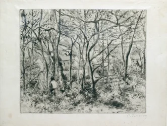 Paisaje bajo el Bosque, en el Hermitage Pontoise, 1879