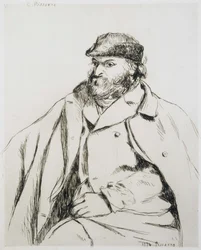 Retrato de Cézanne (Estado I)