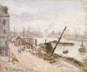 Muelle en Le Havre, 1903