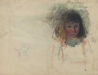 El hijo del artista Georges (verso), c. 1880