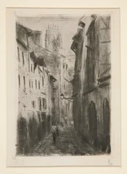 Una calle ? Rouen (Rue des Arpents) [Una calle en Rouen (Rue des Arpents)]