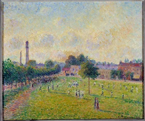 Vista del verde de Kew en Londres 1892