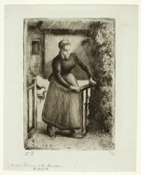 Mujer en la Puerta