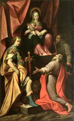 La Virgen con el Niño con San Vitalis, San Jerónimo y San Francisco