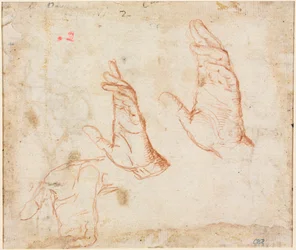 Estudio de manos verso, c. 1590