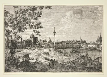 Vista imaginaria de Padua, de la serie Vedute (Vistas)