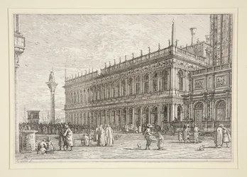 La librería. V., de la serie Vedute (Vistas)