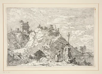 Paisaje con el Peregrino en Oración, de la serie Vedute (Vistas)