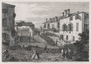 Le Porte Del Dolo (Las cerraduras de Dolo), de la serie Vedute (Vistas)