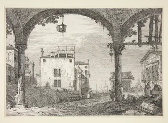 Le Portique a la Lanterne (El pórtico de la linterna), de la serie Vedute (Vistas)