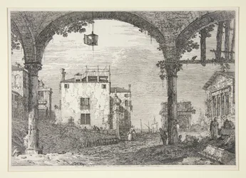 Le Portique a la Lanterne (El pórtico de la linterna), de la serie Vedute (Vistas)