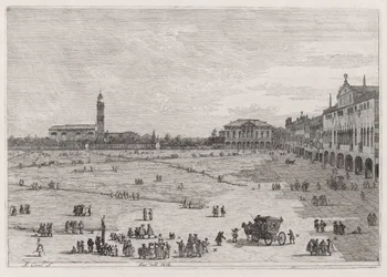 Pr? della Valle (Prato della Vale), de la serie Vedute (Vistas)