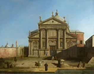 Canaletto - San Giorgio Maggiore en un Capriccio c.1744