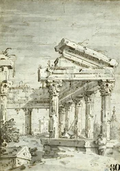 Capricho: Un templo clásico en ruinas