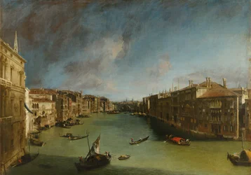 Gran Canal desde el Palacio Balbi hacia Rialto