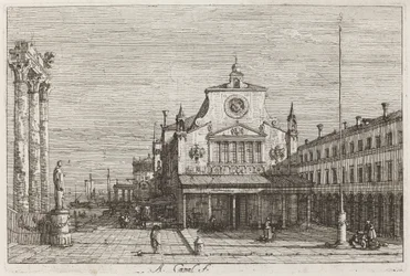 Vista imaginaria de S. Giacomo di Rialto, c. 1735-1746