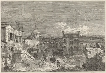 Vista imaginaria de Venecia, 1741