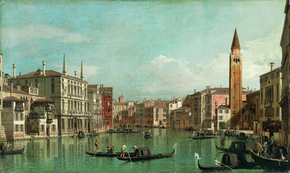 El Gran Canal, Venecia, mirando al sureste, con el Campo della Carità a la derecha, 1730s