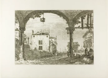 El Pórtico con la Linterna, de Vedute