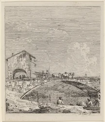 El carro pasando sobre un puente, c. 1735-1746