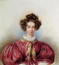 Retrato de George Sand (1804-76) 1830