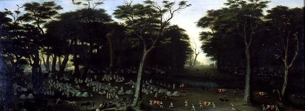 Campamento argentino frente a Itapiru