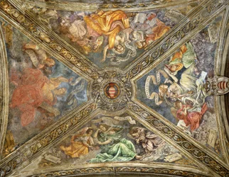 Las Sibilas de Tibur, Delfos, Cumas y Helesponto, Capilla Carafa, Santa Maria sopra Minerva, Roma