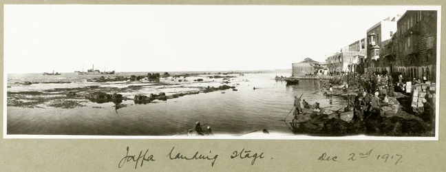 Muelle de Desembarco de Jaffa, 2 de diciembre de 1917