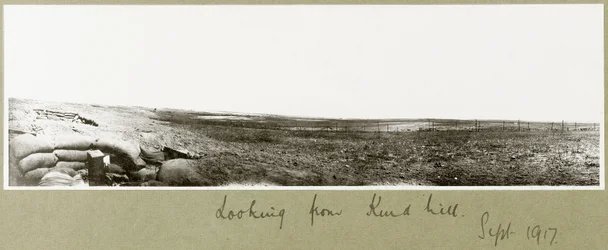 Mirando desde Kurd Hill, septiembre de 1917