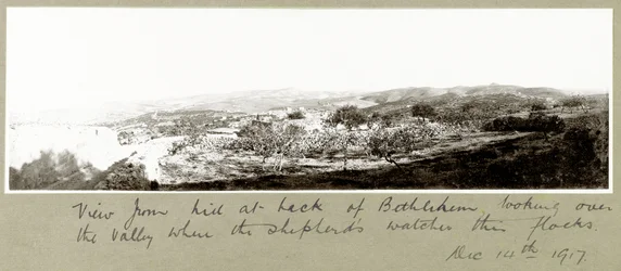 Vista desde la colina detrás de Belén, 14 de diciembre de 1917