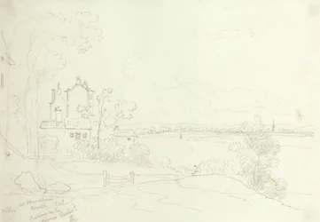 En Newnham mirando al Severn hacia el este, marzo de 1848