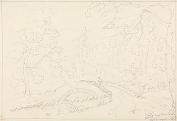 Puente cerca de la iglesia de Loweswater, 2 de agosto de 1835