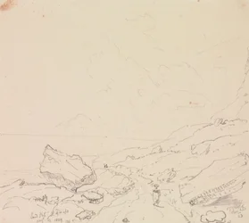 Desprendimiento de tierras, Isla de Wight, 13 de agosto de 1829