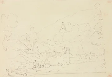 Croquis de las casitas en los árboles