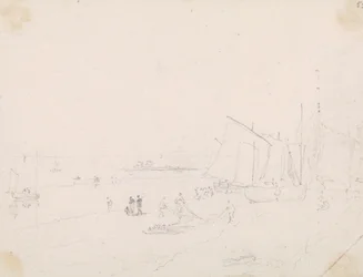 Boceto de una escena playera, Hastings