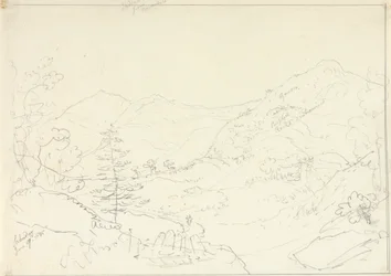 Skiddaw desde Borrowdale, sábado 27 de junio de 1835