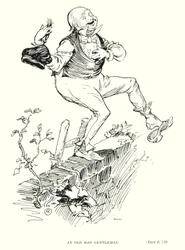 Personaje de Dickens: Un viejo caballero loco