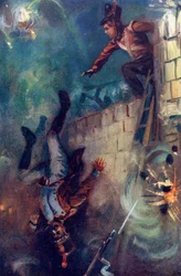 Lo arrojó al foso espantoso, de 